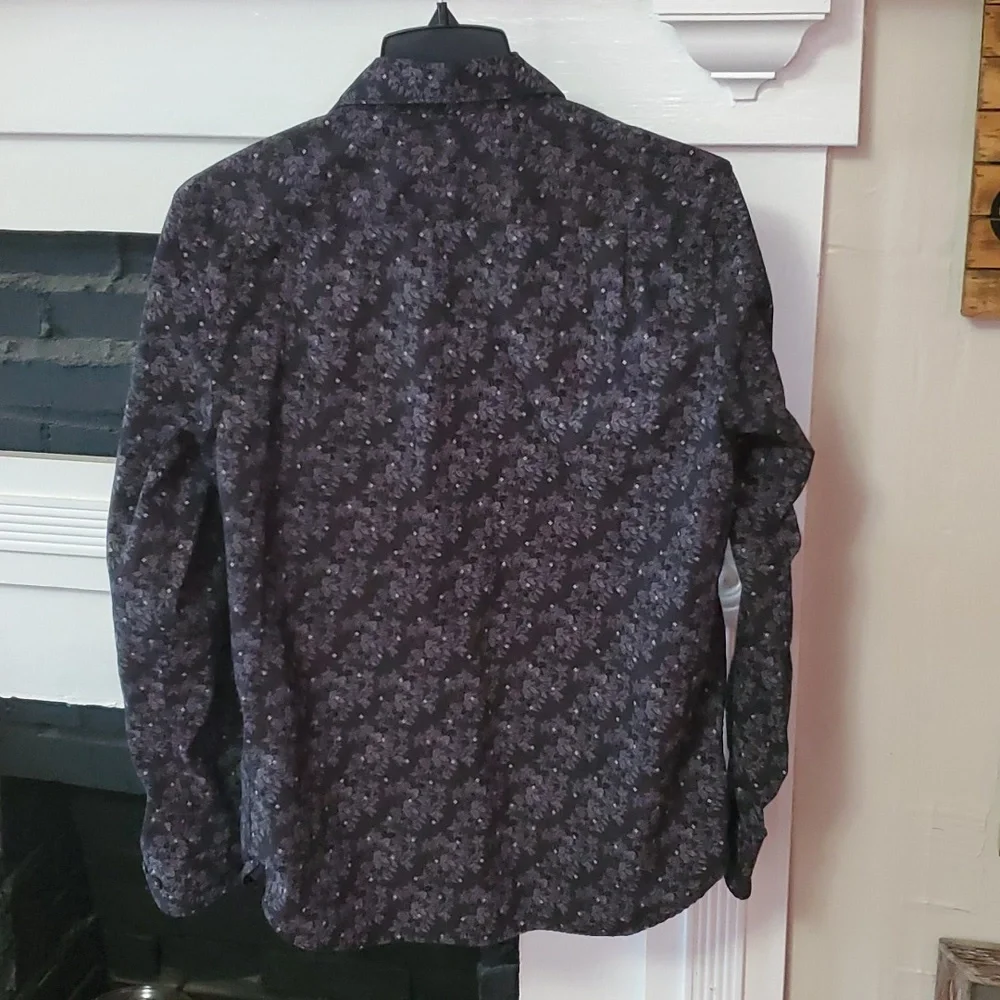 Denim & Flower floral design long sleeve shirt - Picture 8 of 8